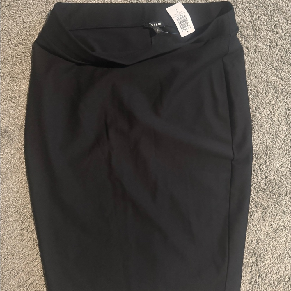 Torrid Classic Black Pencil Skirt